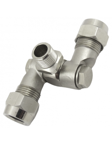 Portaboquilla articulado doble latón macho 1/4" SF1029