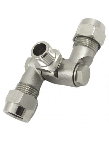 Portaboquilla articulado doble latón macho 1/4" SF1029