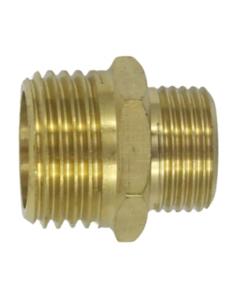 Machón reductor 1/2" - 3/8" latón