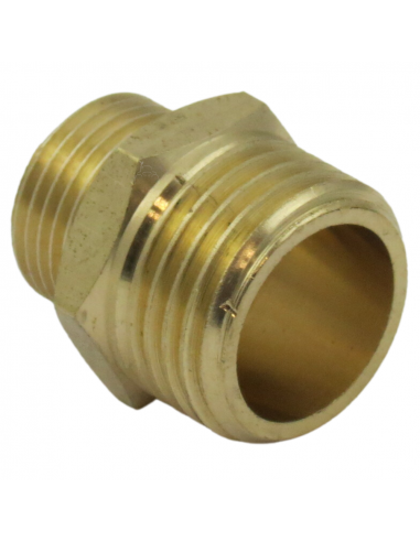 Machón reductor 1/2" - 3/8" latón