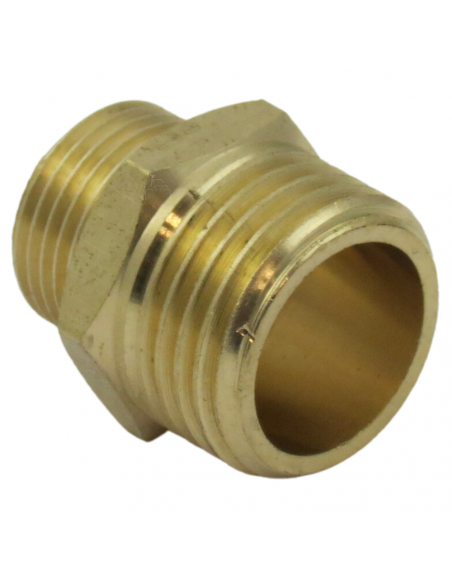 Machón reductor 1/2" - 3/8" latón