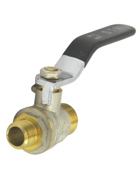 Grifo de esfera macho - macho 1/2"