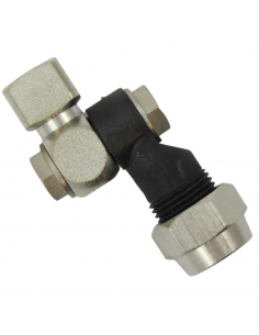 Portaboquilla articulado roca hembra 1/4 simple fumigación