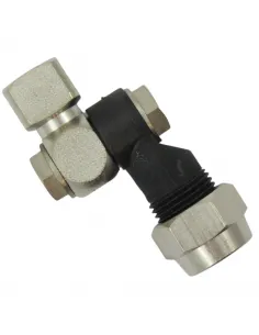 Portaboquilla articulado roca hembra 1/4 simple fumigación