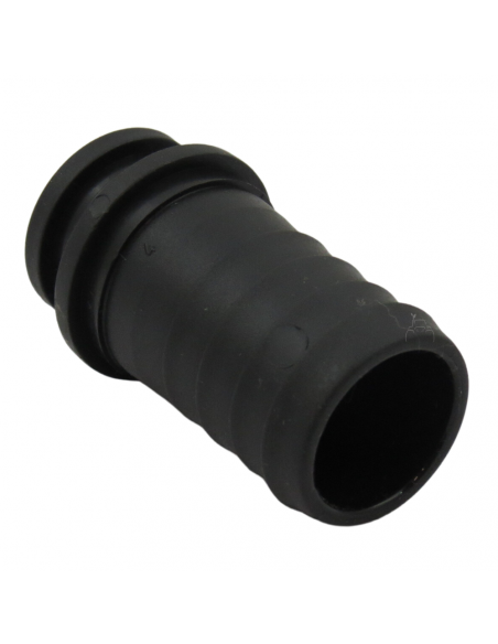 Racor recto para tuerca de 1" - 25mm Plástico