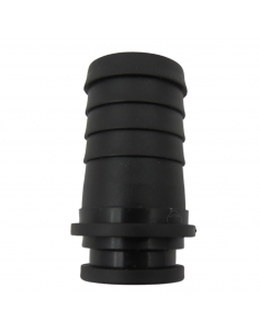 Racor recto para tuerca de 1" - 25mm Plástico