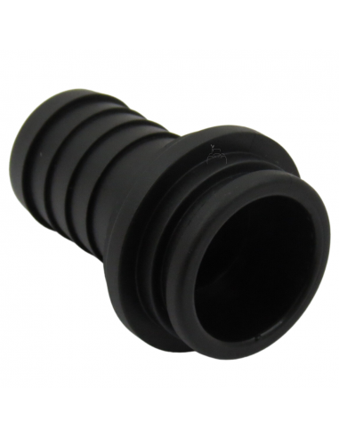 Racor recto para tuerca de 1" - 25mm Plástico