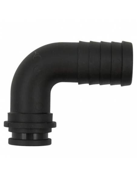 Racor curvo para tuerca de 1" - 25mm Plástico