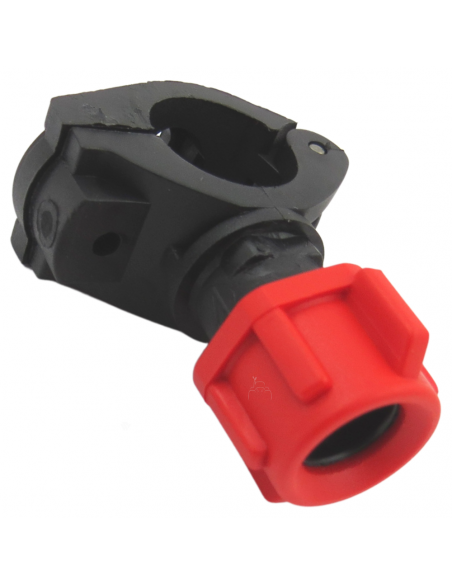 Portaboquillas fumigación con abrazadera con Tuerca 3/8 sin Antigota