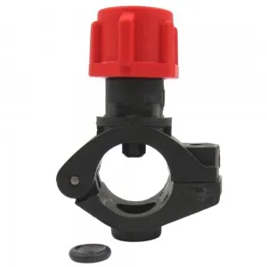 Portaboquillas fumigación con abrazadera con Tuerca 3/8 sin Antigota