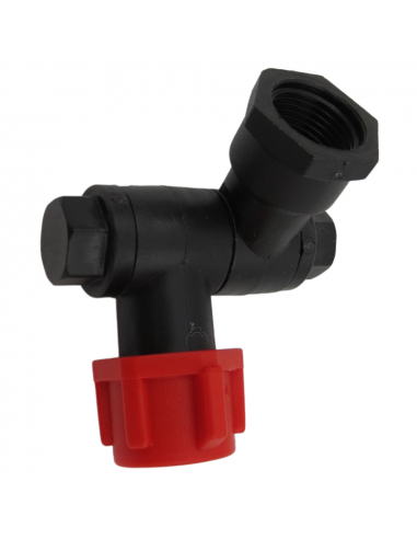 Portaboquilla Plástico Articulado 3/8" Simple con Tuerca