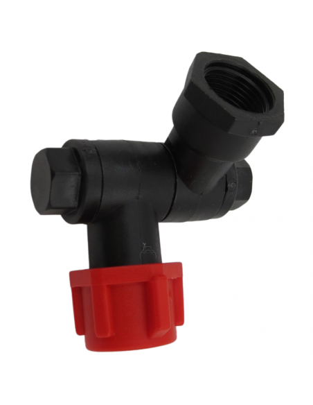 Portaboquilla Plástico Articulado 3/8" Simple con Tuerca