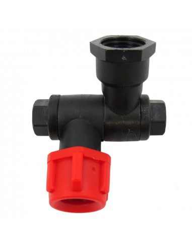 Portaboquilla Plástico Articulado 3/8" Simple con Tuerca