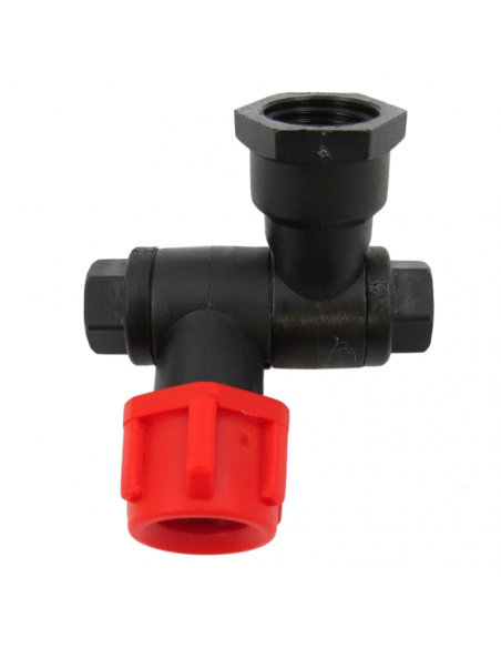 Portaboquilla Plástico Articulado 3/8" Simple con Tuerca