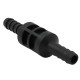 Portagoma para barras con tubo flexible D1/2" - F7 2 espigas.