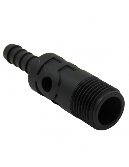 Portagoma para barras con tubo rosca macho 1/2".