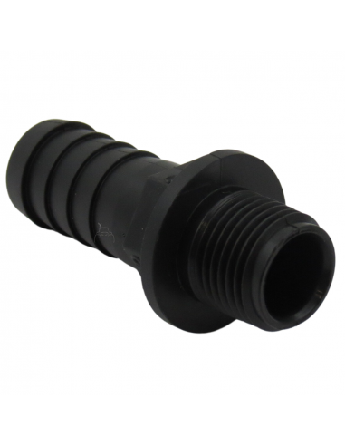 Racor Recto Rosca Macho 1/2- 19 MM