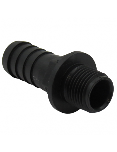 Racor Recto Rosca Macho 1/2- 19 MM