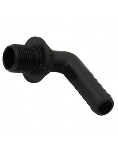 Racor Recto Rosca Macho 1"- 25 mm plástico