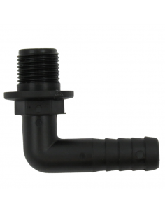 Racor Recto Rosca Macho 1"- 25 mm plástico