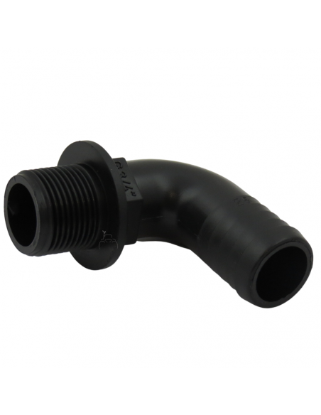 Racor Recto Rosca Macho 1"- 25 mm plástico