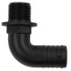 Racor Recto Rosca Macho 1"- 25 mm plástico
