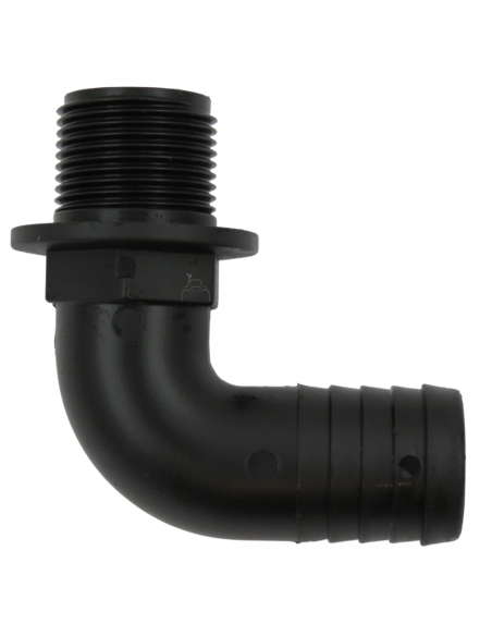 Racor Recto Rosca Macho 1"- 25 mm plástico