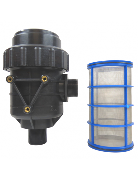 Filtro Aspiración 180 l/min. 1" 1/2 50 MESH SIN VALVULA