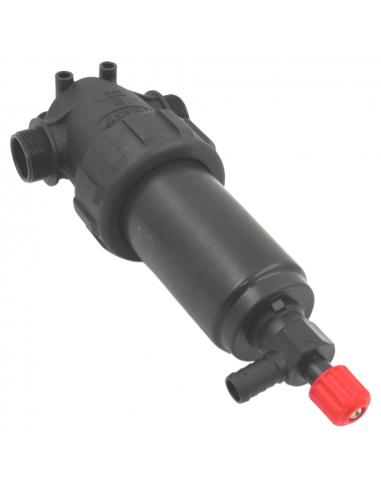 Filtro en Linea Autolimpiable 1" 1/4 50 MESH fumigación