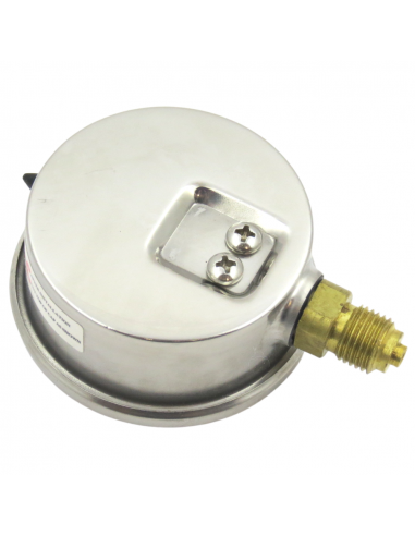 Manómetro Glicerina Isométrico Inox. Ø 63 Mm. 0-20/60 Bar. 1/4"