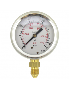 Manómetro vertical 1/4" 0-160 Bar 03318380