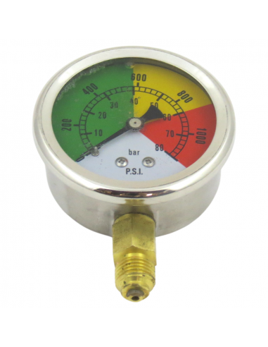 Manómetro vertical 1/4" 0-80 Bar SF9182080