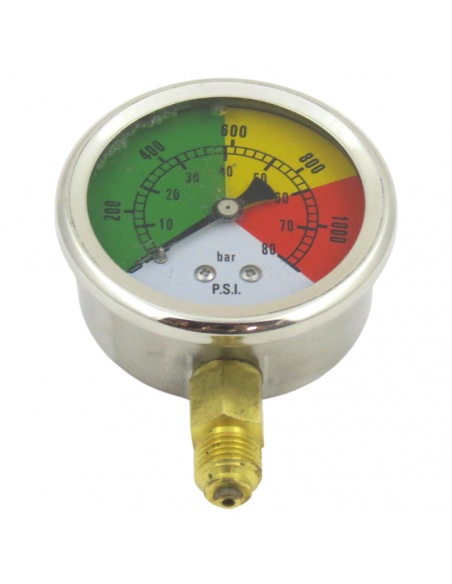 Manómetro vertical 1/4" 0-80 Bar SF9182080