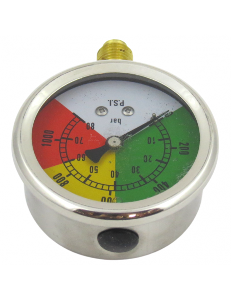 Manómetro vertical 1/4" 0-80 Bar SF9182080