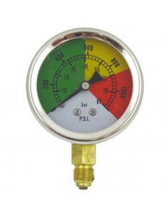 Manómetro vertical 1/4" 0-80 Bar SF9182080