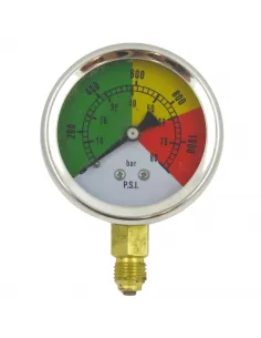Manómetro vertical 1/4" 0-80 Bar SF9182080
