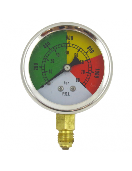 Manómetro vertical 1/4" 0-80 Bar SF9182080
