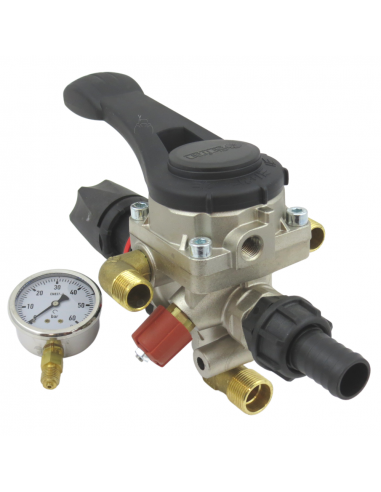 Mando regulador presión con cuerpo de aluminio