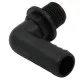 Racor Recto Rosca Macho 1"- 25 mm plástico