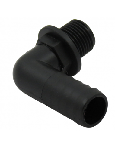 Racor Recto Rosca Macho 1"- 25 mm plástico