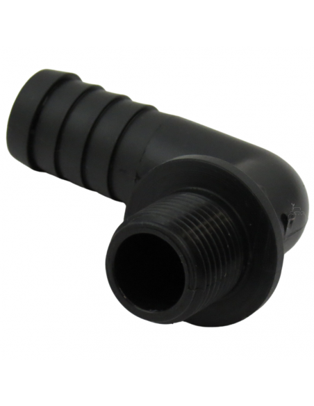 Racor Recto Rosca Macho 1"- 25 mm plástico