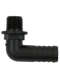 Racor Recto Rosca Macho 1"- 25 mm plástico