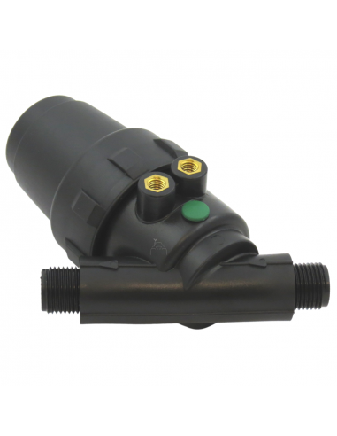 Filtro inclinado en línea rosca macho 1/2" 100 Mesh