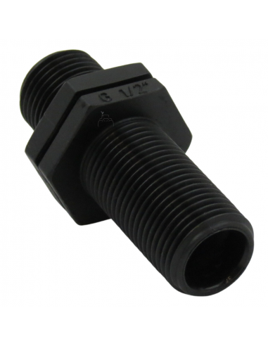 Machon de 1/2" largo de plástico