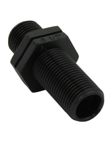 Machon de 1/2" largo de plástico