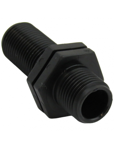 Machon de 1/2" largo de plástico