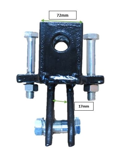 Adaptador motoazada/motocultor