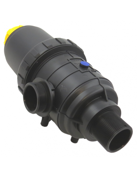 FILTRO ASPIRACIÓN 260 L/MIN 2" 50 MESH CON VALVULA