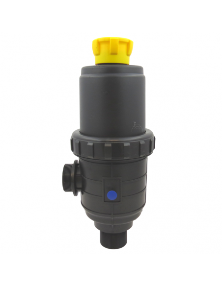 FILTRO ASPIRACIÓN 260 L/MIN 2" 50 MESH CON VALVULA