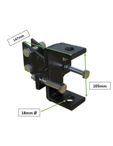 Adaptador motoazada/motocultor